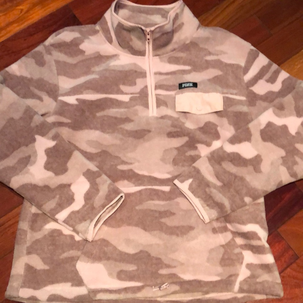 NWT VS PINK POLAR FLEECE HALF ZIP - Picture 5 of 6